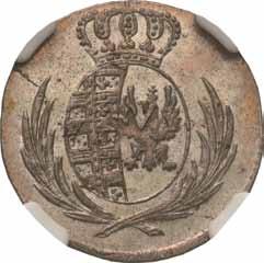 Księstwo Warszawskie 212. 5 groszy 1811 IS, Warszawa NGC MS63 (MAX) najwyższa nota gradingowa na świecie Aw.