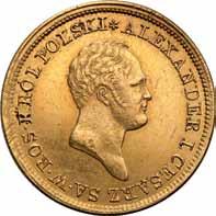 Królestwo Polskie, Aleksander l Król Polski 1815-1825; Car Rosji 1801-1825 229. 50 złotych 1822 IB, Warszawa Aw.: Głowa cara w prawo.