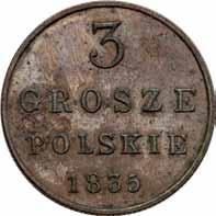 Polska XlX w. 271. 3 grosze 1835 IP, Warszawa Aw.: Dwugłowy orzeł rosyjski pod carską koroną.