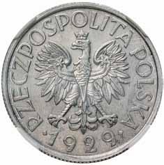 ll RP 366. 1 złoty 1929, PRÓBA aluminium, NGC UNC DETAILS 1918-1939 śr.