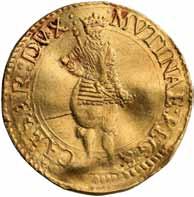 3,40 g Au stan 3- Ten typ monet zaczęto bić we Florencji w 1252 r., z wysokokaratowego złota, wzorując się na genueńskich genovino.
