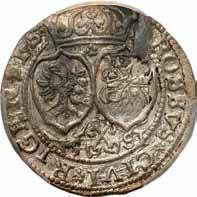Grosz 1581, Ryga PCGS MS61 (MAX) najwyższa nota gradingowa na świecie Aw.: Głowa króla w prawo, w koronie i zbroi. W otoku: STEPH D G REX PO M D L Rw.