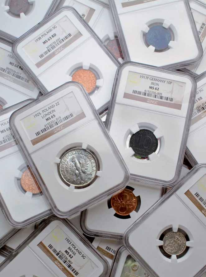 GRADING Autoryzowany Dealer NGC i PCGS Jakość, ochrona i prestiż