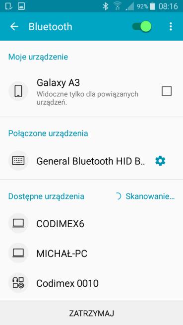 3. Włączyć moduł Bluetooth 4.