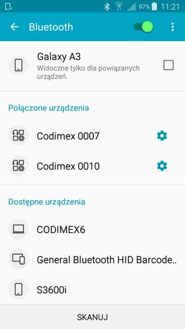 5. Włączyć moduł Bluetooth 6.