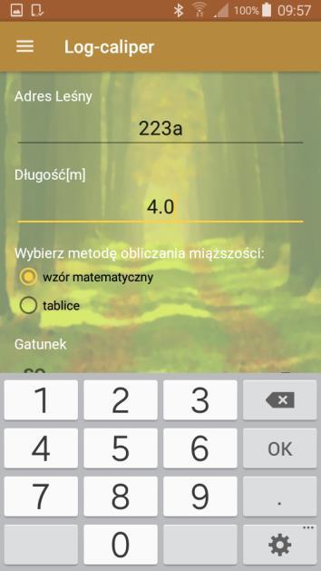 3. Aby określić adres leśny, długość, numer stosu oraz wybrać
