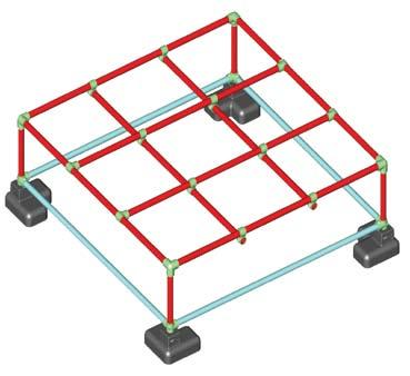 Konstrukcja wierzchnia nowego KEE DOME jest prosta w montażu dzięki użyciu złączy KEE KLAMP. Zapewniają one szybką i sprawną instalację tej ochrony zbiorowej na dachu.