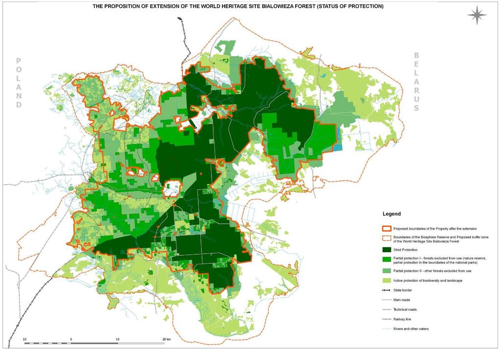 POLSKA 42% Park Narodowy 17% w tym, ochrona ścisła 9.