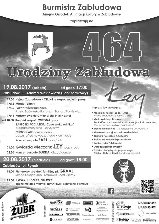 12 Zabłudów i Okolice Zabłudów i Okolice Wydawca: Miejski Ośrodek Animacji Kultury w Zabłudowie Redaktor naczelny: Piotr Woroniecki Adres redakcji: ul.