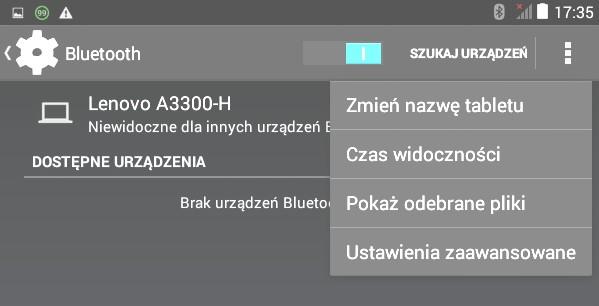 urządzenia: powinno wykryć moduł HC-06 parujemy - kod:1, 2, 3, 4 Ustawiamy czas