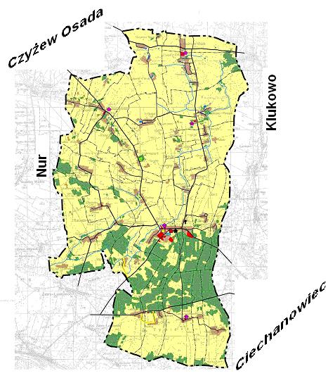 Pianki wchodzi w skład powiatu ostrowskiego, włączonego do województwa mazowieckiego. 2. Położenie gminy. Gmina Boguty-Pianki położona jest na obszarze Niziny północno-podlaskiej.
