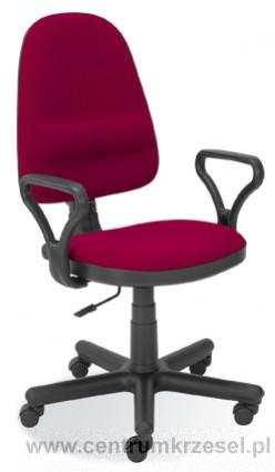 2. Krzesło biurowe obrotowe siedzisko oraz oparcie tapicerowane, wypełnione pianką tapicerską, kolor tapicerki szary (odcień do uzgodnienia), stelaż metalowy okrągły, kolor stelaża czarny, podstawa