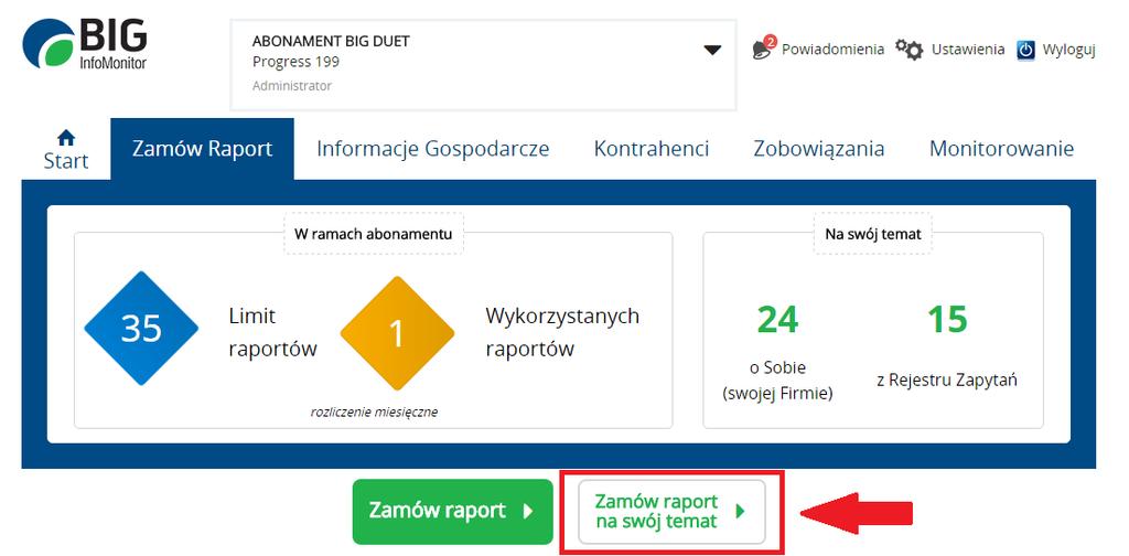 Instrukcja Użytkownika System BIG.