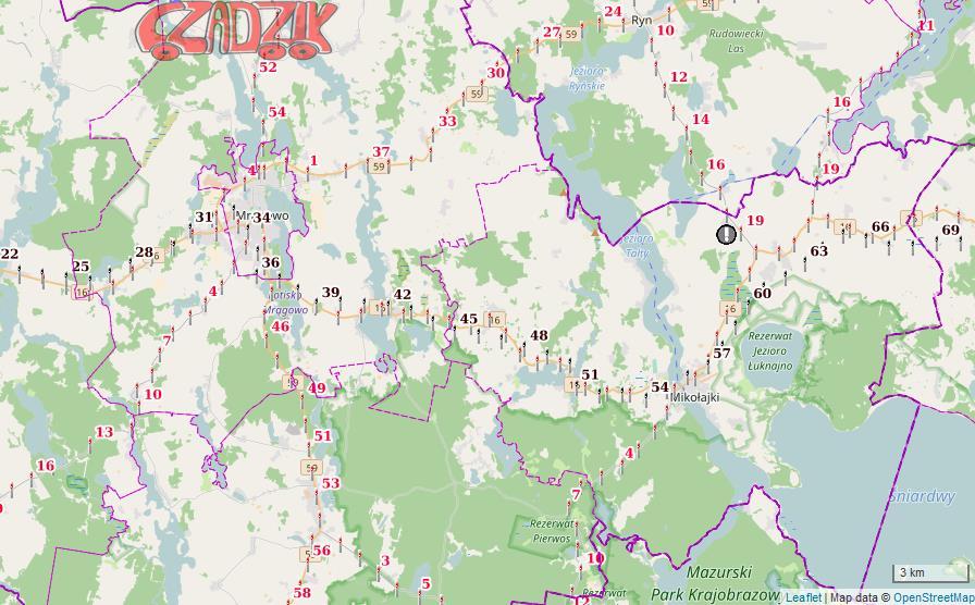 Pikietaż linii kolejowych