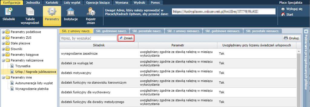 Płace VULCAN. Jak naliczyć nauczycielowi przysługującą mu nagrodę jubileuszową? 2/6 5.