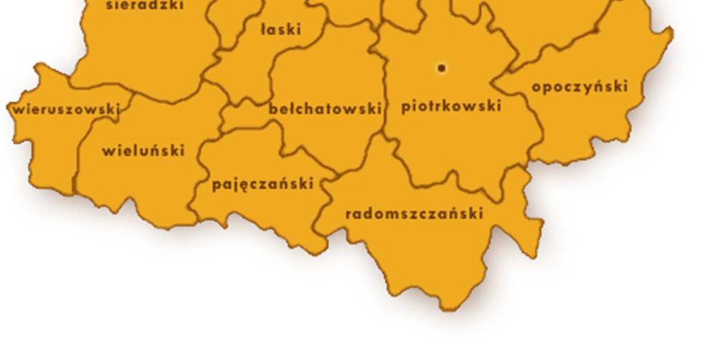 północnego - zachodu Gmina Szadek (Powiat Zduńskowolski), od północy Gmina Wodzierady (Powiat Łaski). Na terenie Gminy Łask znajdują się 49 miejscowości, w tym Miasto Łask.
