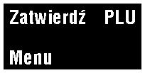 Na pierwszym znaku pojawi się migający kursor. Zmianę położenia kursora uzyskujemy klawiszami, natomiast klawisz powoduje przejście kursora do przedrostków dla kodów z ceną.