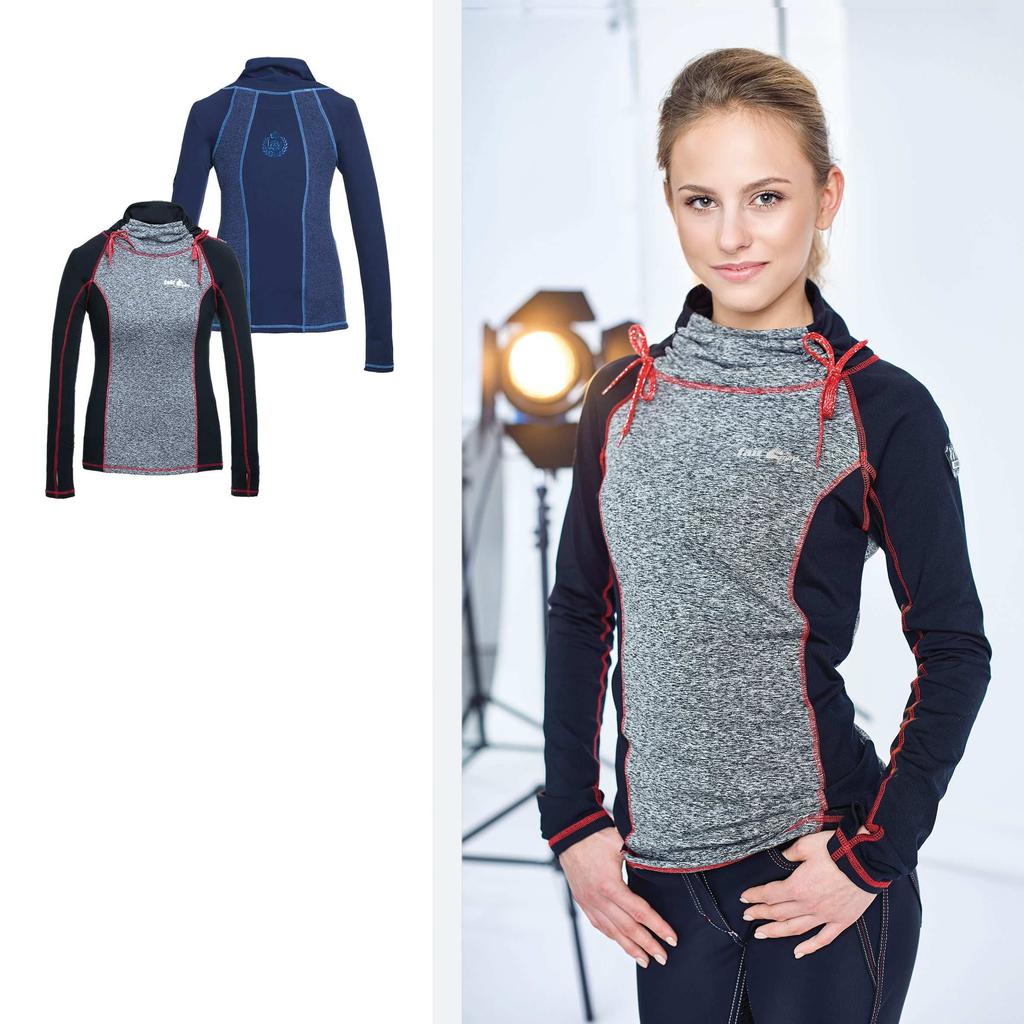 ILO N A Art. 03188 GOLF TURTLENECK ILONA Bardzo ciepły dopasowany golf wykonany z wysokiej jakości termoaktywnej, oddychającej dzianiny,, odprowadzającej wilgoć na zewnątrz.