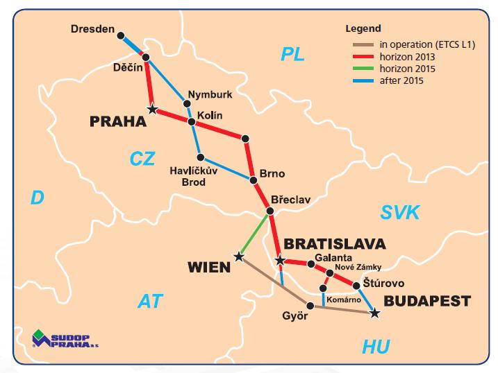 ERTMS w Czechach TSI w procesie wdrażania ERTMS