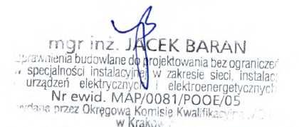 2. KLAUZULA i OŚWIADCZENIE. UWAGI I DECYZJE CZYNNIKÓW KONTROLI I ZATWIERDZENIA. Praca projektowa p.t. Rozbudowa drogi wojewódzkiej nr 965 odc. 240 km 1+097 do km 1+353 w mieście Limanowa.