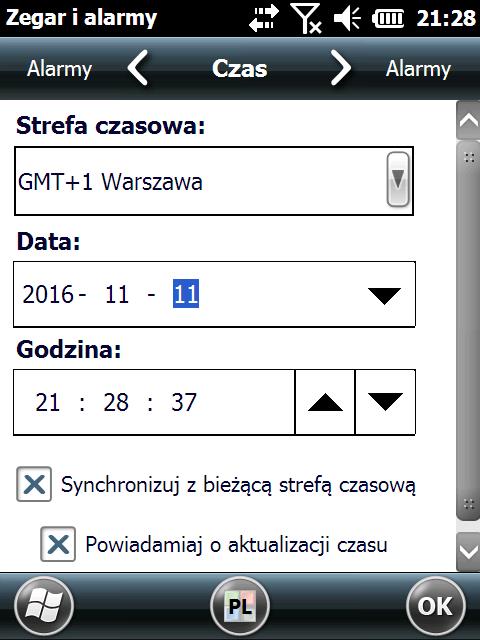 Drugą bardzo ważną sprawą związaną z ustawieniami daty i czasu jest prawidłowa konfiguracja w systemie Windows rejestratora.