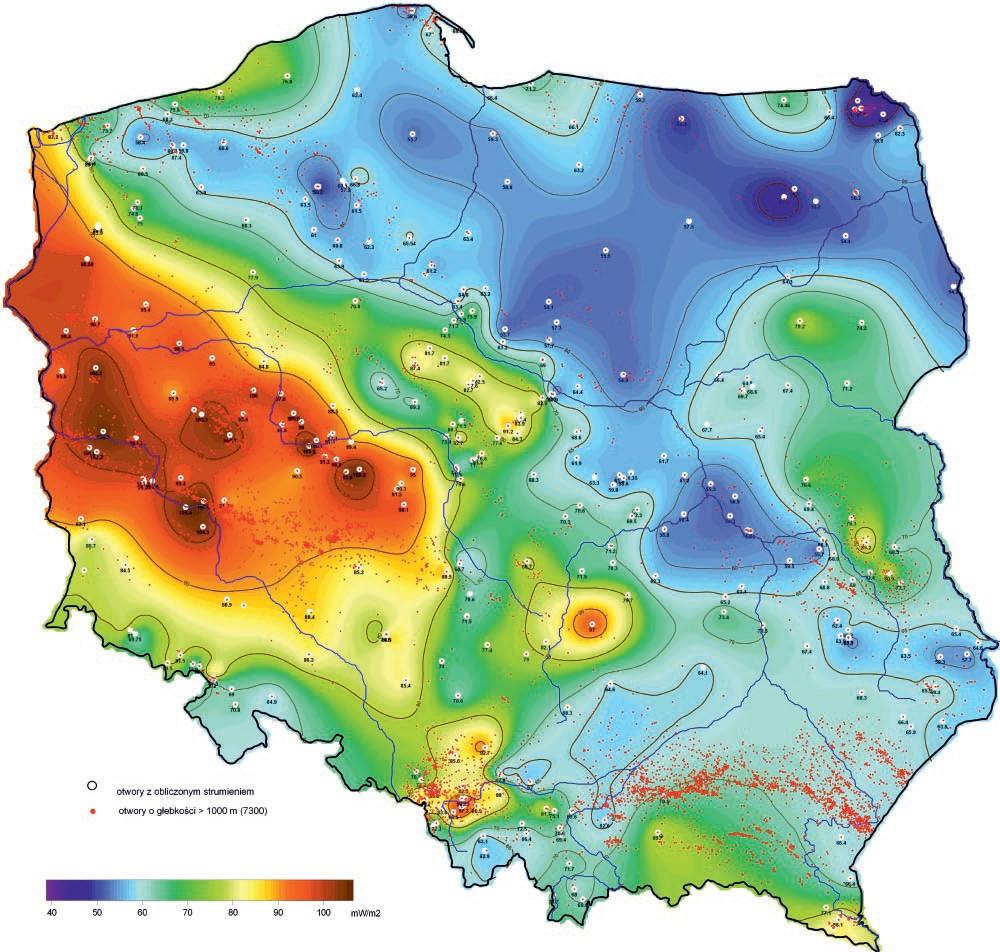 Obszar gminy Pawłowiczki charakteryzuje się korzystnymi anomaliami w rozkładzie gęstości strumienia cieplnego. Wraz z głębokością wzrasta temperatura wód, jednak rośnie także mineralizacja.