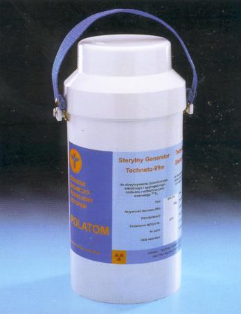 Generator 99 Mo- 99m Tc 99m Tc Medycyna nuklearna Radioaktywny technet 99m Tc, ze względu na swoje korzystne cechy