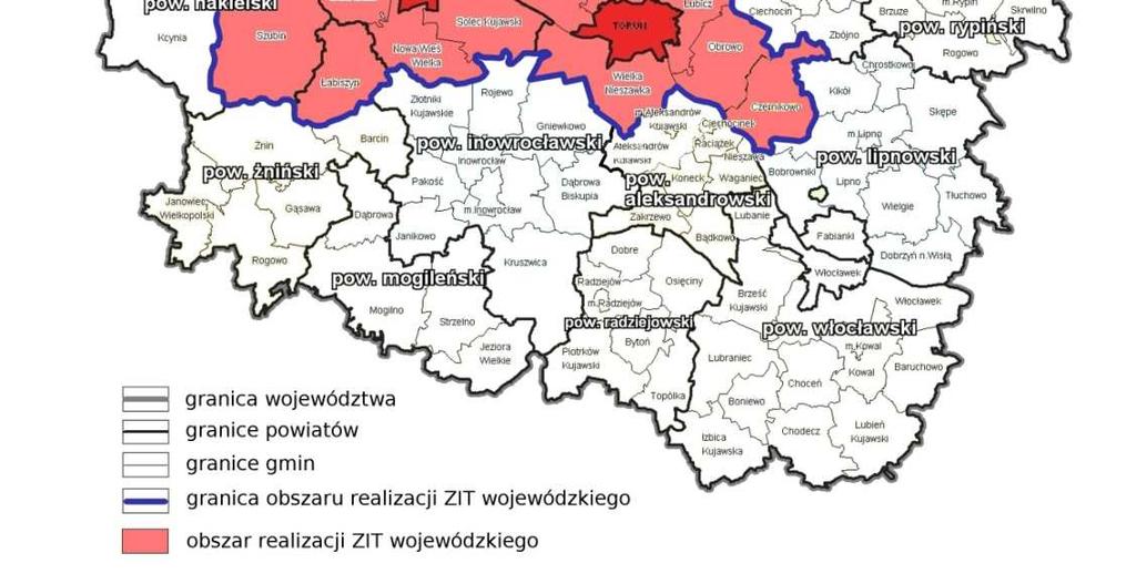 Porozumienie w sprawie realizacji ZIT dla Bydgosko-Toruńskiego Obszaru Funkcjonalnego zostało zawarte pomiędzy 25 jednostkami