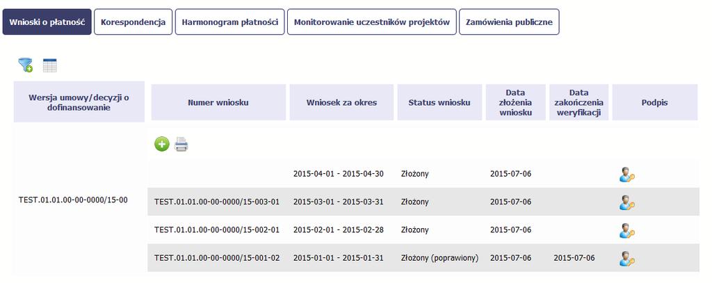 Gdy wybierzesz tę funkcje, aplikacjasl2014 zaprezentuje informacje o podpisie elektronicznym