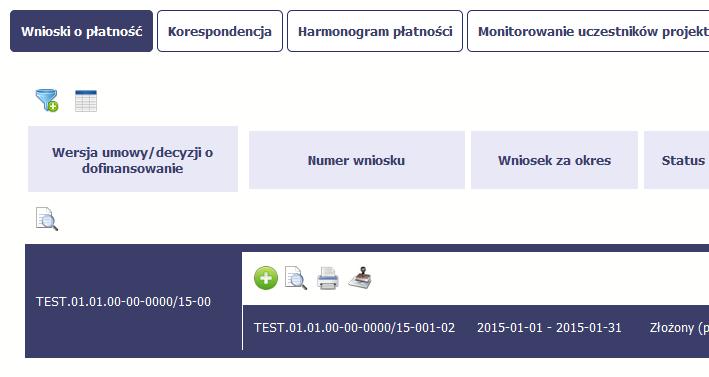 Jeżeli jest to jedyna wersja tego wniosku to system otworzy go w trybie odczytu.