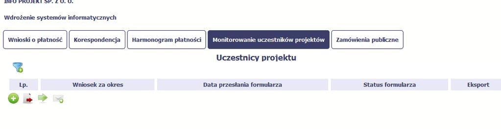 7.3. Wersje harmonogramu System automatycznie nadaje numer kolejnym wersjom harmonogramu płatności.