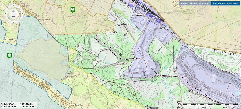 V.1 REJON EKSPLOATACYJNY OSTRÓWKA-OŁOWIANKA JEDEN Z NAJWIĘKSZYCH OBSZARÓW GÓRNICZYCH ZLOKALIZOWANYCH W GRANICACH GEOPARKU O POWIERZCHNI 1,26