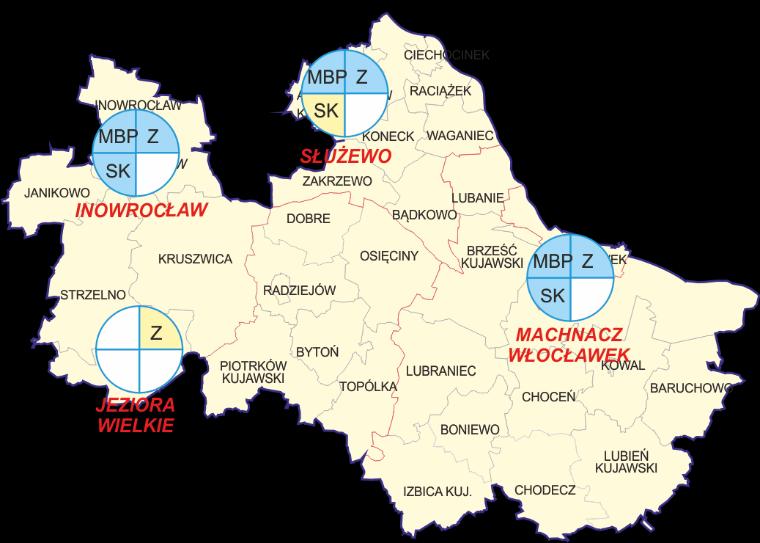 REGION III POŁUDNIOWY REGION 3 Południowy Liczba mieszkańców 449244 Szacowana ilość odpadów [Mg/rok] 118 157 Instalacje regionalne MACHNACZ MBP Z SK INOWROCŁAW MBP Z SK SŁUŻEWO MBP Z - Źródło: Plan