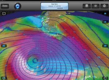 BEZPIECZNIEJSZE ŻEGLOWANIE Z WEATHER4D Weather4D Pro to jedna z pierwszych aplikacji na smartfon i tablet zawierająca dane dotyczące pogody i oceanu.