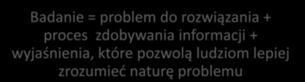 informacji + wyjaśnienia, które