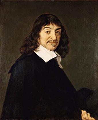 René Descartes (1596-1650) Renatus Cartesius Kartezjusz Kartezjusz, portret pędzla Fransa Halsa z 1649 roku Szlachcic z rodziny prawniczej, edukacja od 8 lub 10 roku życia w kolegium jezuickim w La