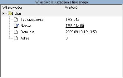 W programie oddzielnie zmieniamy ustawienia urządzeń fizycznych i logicznych (indywidualnie dla każdego typu urządzenia logicznego).