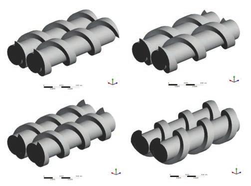 284 MECHANIK NR 4/2017 na granicy wlotu do przestrzeni przepływu BS1: warunek inflow, Q = Q 0 ; na granicy wylotu z przestrzeni przepływu BS2: warunek outflow, normal forces and tangential velocities