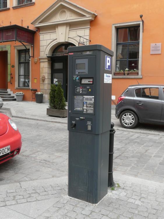 Miasto we Wrocławiu kiosk prasowy