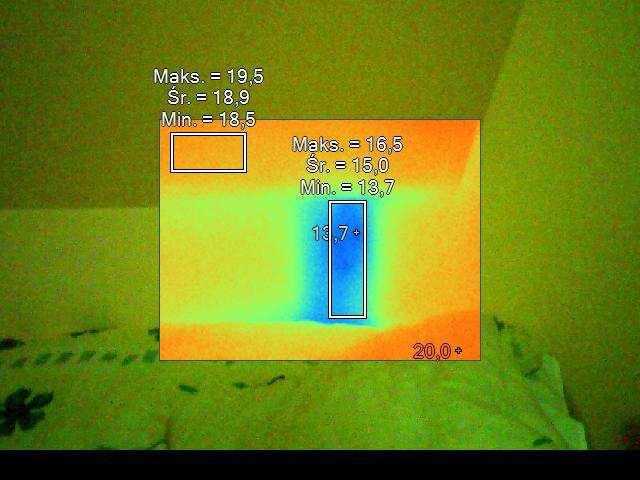 Gorąco 18,6 C 0,95 Zimno 14,3 C 0,95 IR004893.