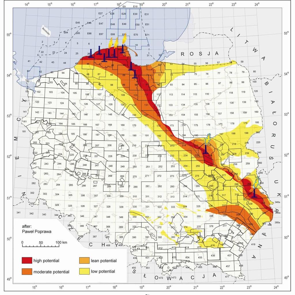 Poland an European natural lab for environment impact analysis of gas and oil production from shale and tight reservoirs shale gas: 10