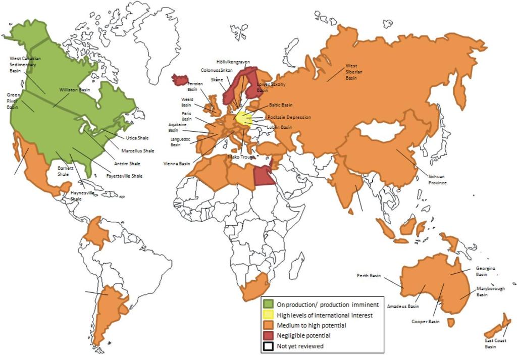 global shale gas