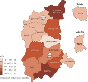 STOPA BEZROBOCIA REJESTROWANEGO Stan w końcu miesiąca % 18,0 16,0 14,0 12,0 10,0 8,0 VII IX XI I III V VII IX XI I III V VII IX XI I III V VII IX XI I III V VII IX XI I III V VII 2007 2008 2009 2010