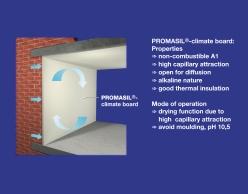 Schemat procesu technologicznego Hatschek PROMACLIM jest dobrym rozwiązaniem wspomagającym utrzymanie właściwego klimatu w pomieszczeniach wymagających utrzymywania warunków chłodnych i suchych.