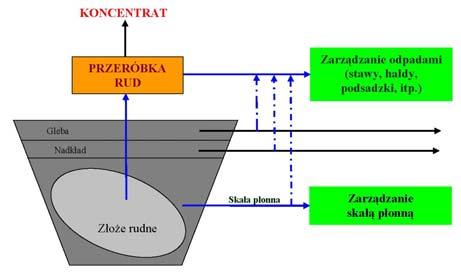 Rozdział I WSTĘP Spośród odpadów przemysłowych wytwarzanych i składowanych w Polsce największą grupę stanowią odpady powstające w procesach wydobycia, wzbogacania i przetwarzania kopalin.