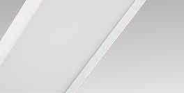 panella LED 8 NEW LZ S fi1 IP 40 Montaż: Montaż wkładany Montaż podtynkowego Korpus: Aluminium, rama malowana proszkowo na biało Zdatne do system sufi towy: sufi ty z widocznymi szynami nośnymi;