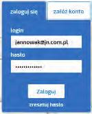 Zaloguj się kliknij przycisk ZALOGUJ SIĘ wpisz swój login i