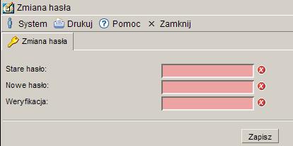 1. Uruchomienie programu Należy uruchomić przeglądarkę internetową, wpisać do paska adresu przeglądarki adres, pod którym dostępny jest program w internecie/intranecie oraz wcisnąć Enter.