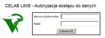 logowanie do programu: Informacje wpisane w tym oknie umożliwiają sprawdzenie, jakie prawa dostępu do poszczególnych funkcji programu oraz do jego zasobów danych ma osoba uruchamiająca program.