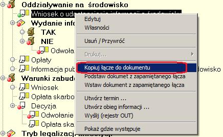 Wstawienie dowolnego składnika poprzez użycie przycisku [INSERT] na klawiaturze: Po użyciu przycisku [INSERT] pojawi się menu